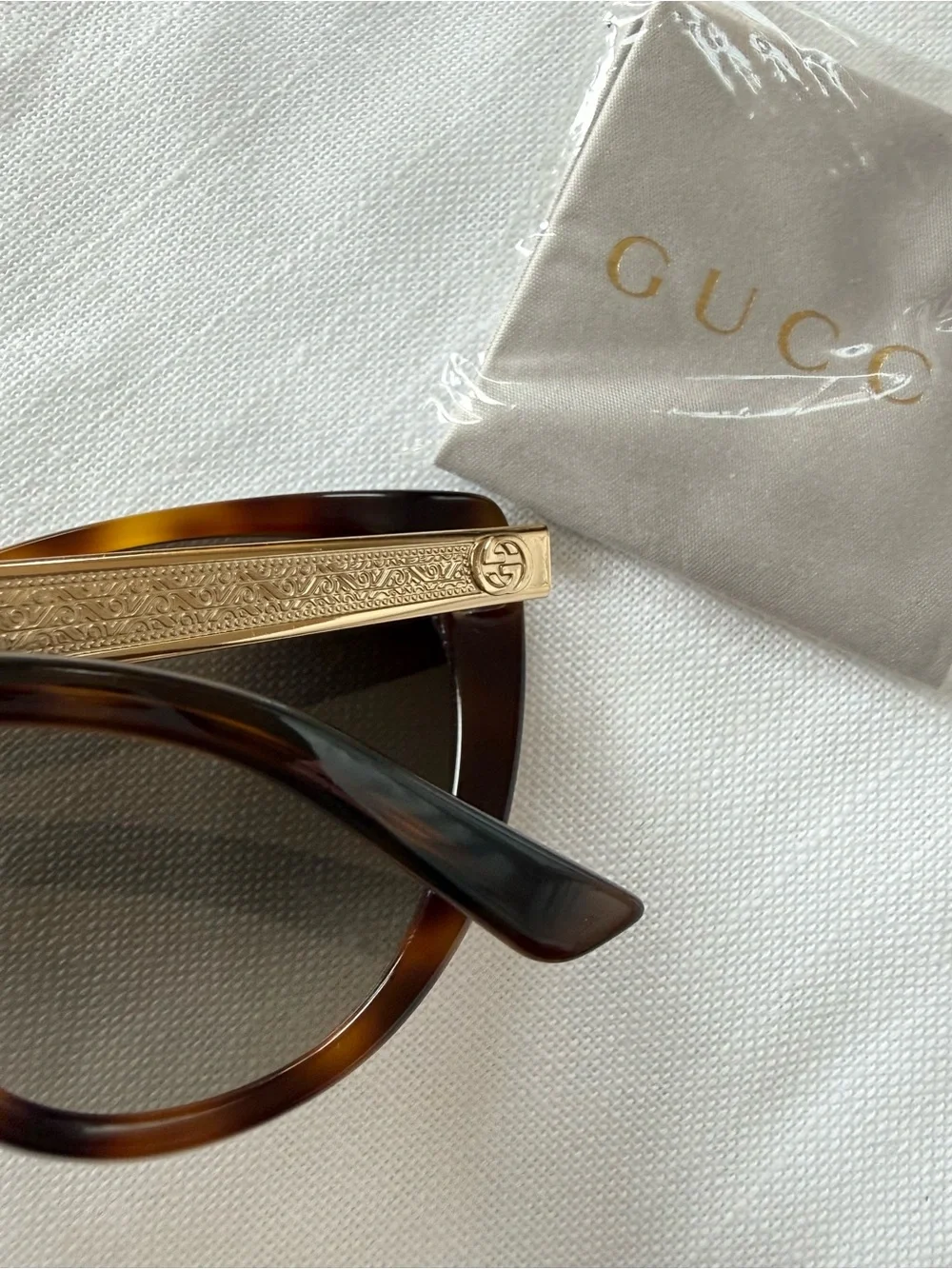 Gucci Tortoise Cat Eye Sunglasses